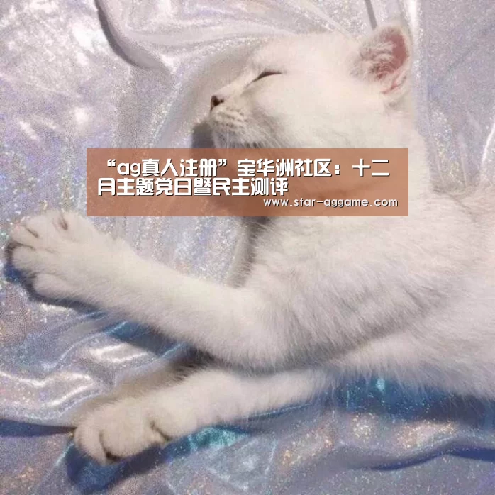 “ag真人注册”宝华洲社区:十二月主题党日暨民主测评(图3) ag真人入口
